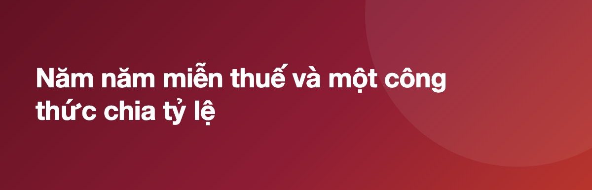Năm năm miễn thuế và một công thức chia tỷ lệ